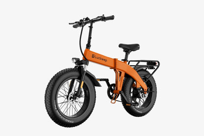 Luckeep X1 Lite Folding E-Bike – 1500W Peak, 60-Mile Range