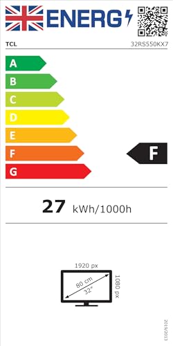 TCL 32RS550K 32-inch Roku TV, Full HD, HDR, Smart TV