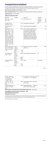 Midea MF200W70B/E Freestanding Washing Machine, BLDC Motor, Bright LED Display, Health Guard, Steam