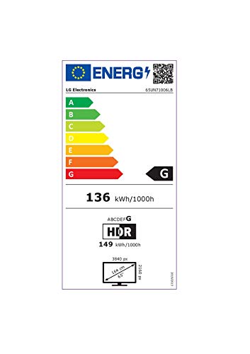 LG 55UN71006LB TV 139.7 cm (55") 4K Ultra HD Smart TV Wi-Fi Black