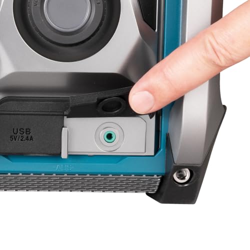 Makita MR007GZ 12V Max CXT to 40V Max XGT DAB/DAB+ Job Site Radio with Bluetooth