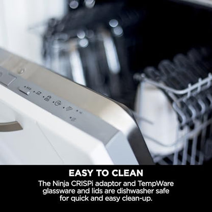 Ninja CRISPi Portable Air Fryer, 3.8L, 4-in-1: Air Fry, Roast, Keep Warm, Recrisp