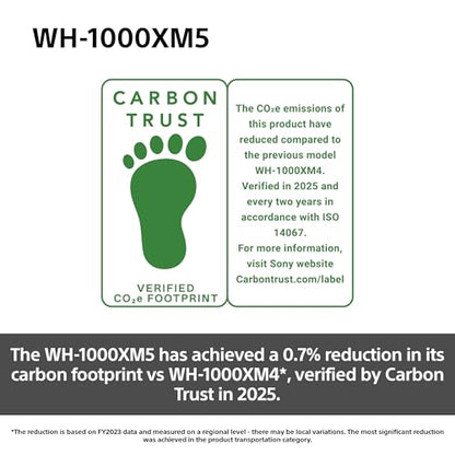 Sony WH-1000XM5 Premium Noise Cancelling Wireless Over-Ear Headphones