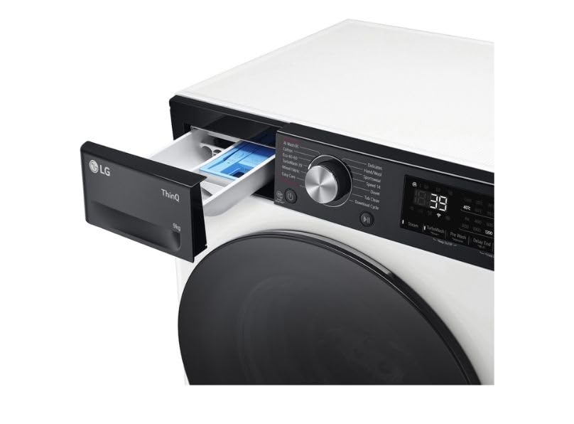 LG F2Y709WBTN1 9kg 1200rpm Smart Washing Machine - TurboWash 360