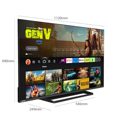 Toshiba UF3F 50 Inch Fire 4K HDR TV, TRU Picture Engine