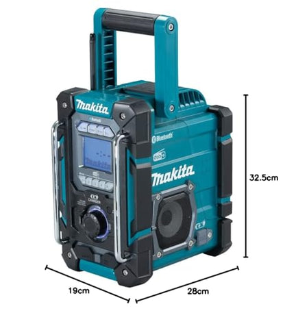 Makita DMR301 DAB/DAB+ Job Site Radio with Bluetooth – Batteries and Charger Not Included