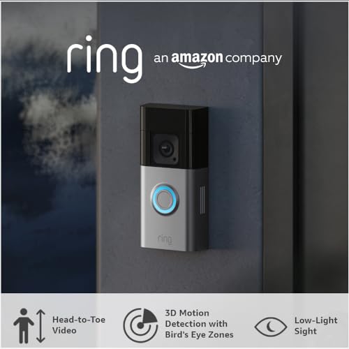 Ring Battery Video Doorbell Pro | Wireless Video Doorbell Security Camera