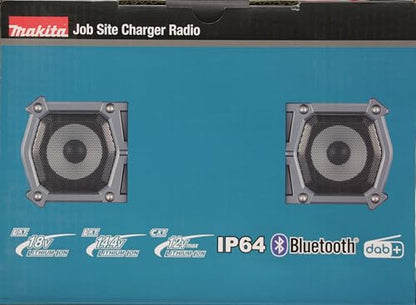 Makita DMR301 DAB/DAB+ Job Site Radio with Bluetooth – Batteries and Charger Not Included