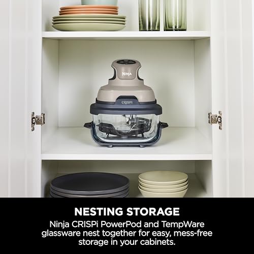 Ninja CRISPi Portable Air Fryer, 3.8L, 4-in-1: Air Fry, Roast, Keep Warm, Recrisp