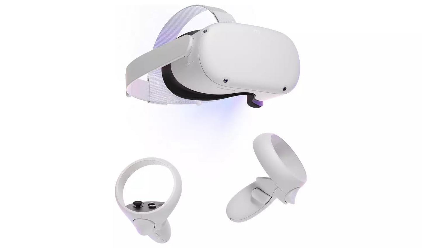 Meta Quest 2 - Advanced All-In-One VR Headset - 128 GB for Personal Computer, white