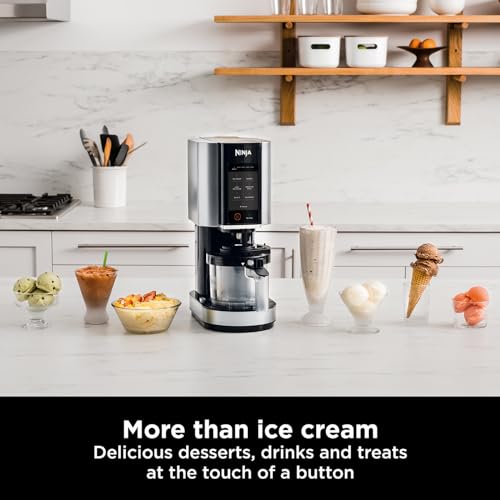 Ninja CREAMi Ice Cream Maker & Frozen Dessert Maker with 3 Tubs, 7 Programs
