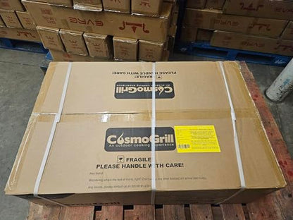 CosmoGrill Outdoor XXL Smoker Barbecue Charcoal Portable BBQ Grill | Lid Cover