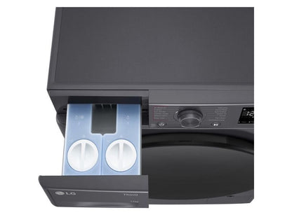 LG EZDispense™ 11kg Washing Machine with 1400 rpm, A Energy Rated, TurboWash™, Steam™ in Slate Grey