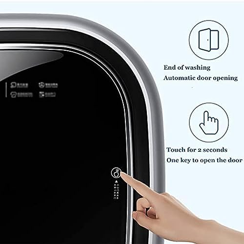 UPIKIT Wall-Mounted Mini Drum Washing Machine, 3kg Capacity, Front Load, Full-Automatic, White, High Efficiency