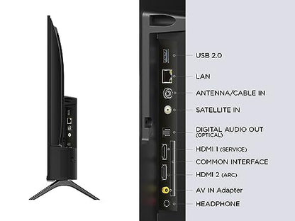 TCL 40SF540K 40-inch FHD Smart Television - HDR & HLG-Dolby Audio-DTS