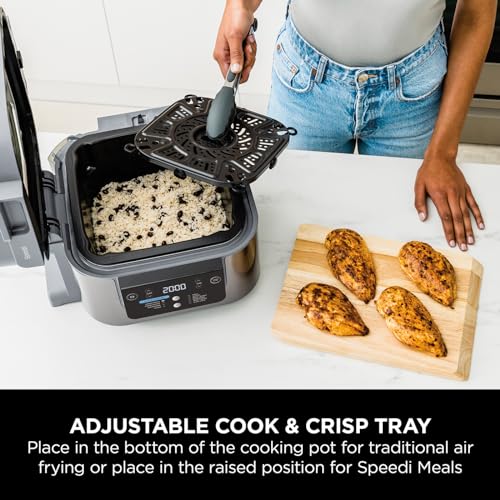 Ninja Speedi 10-in-1 Rapid Cooker, Air Fryer and Multi Cooker, 5.7L, Meals for 4 in 15 Minutes