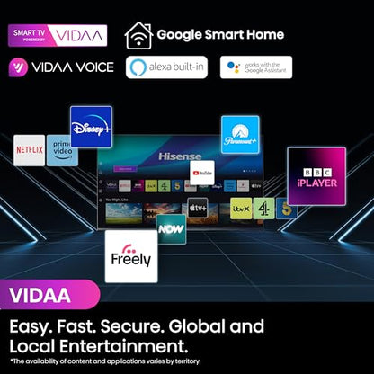 Hisense 50 Inch 4K Smart TV 50A6NTUK - Dolby Vision, Game Mode PLUS