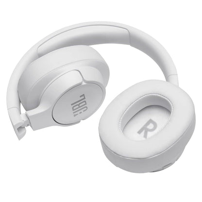 JBL Tune 710BT - Wireless Bluetooth Headphones Bundle with Deluxe CCI Carrying Case (White)
