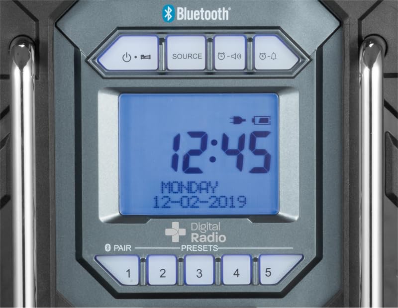 Makita DMR301 DAB/DAB+ Job Site Radio with Bluetooth – Batteries and Charger Not Included