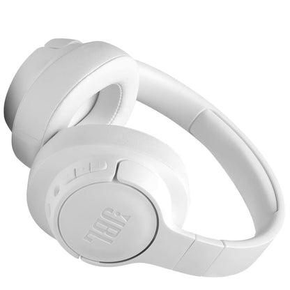 JBL Tune 710BT - Wireless Bluetooth Headphones Bundle with Deluxe CCI Carrying Case (White)