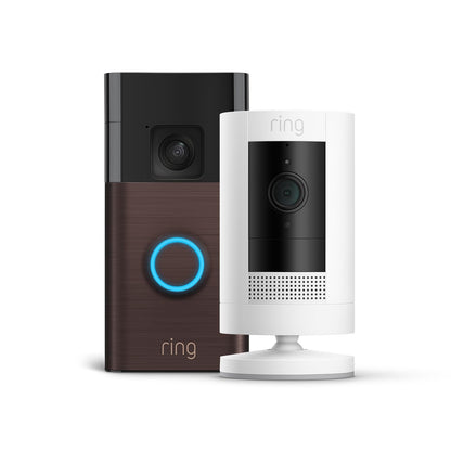 Ring Battery Video Doorbell + Ring Outdoor Camera Battery