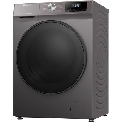 Hisense WFQA1214EVJMT 12kg Washing Machine with 1400 rpm - Titanium - A Rated