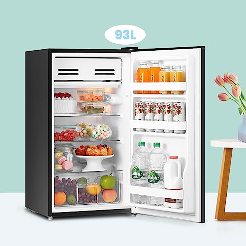 COMFEE' RCD93BL2(E) Under Counter Fridge, 93L Small Fridge with Cooler Box