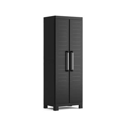 Keter Detroit Multi space Indoor Base Garage Utility Multi purpose Cabinet - Black