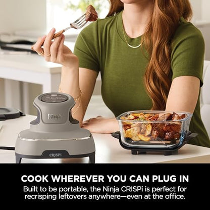 Ninja CRISPi Portable Air Fryer, 3.8L, 4-in-1: Air Fry, Roast, Keep Warm, Recrisp