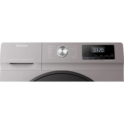 Hisense WFQA1014EVJMT 10kg Washing Machine with 1400 rpm - Titanium - A Rated