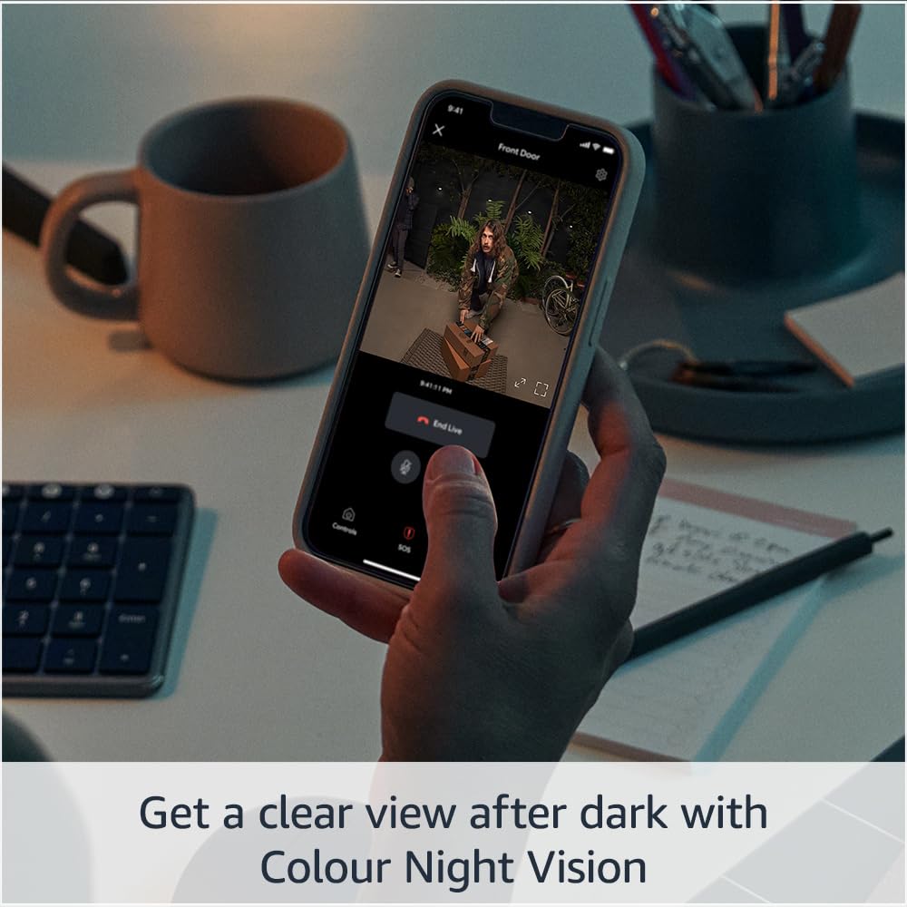 Ring Battery Video Doorbell Pro | Wireless Video Doorbell Security Camera