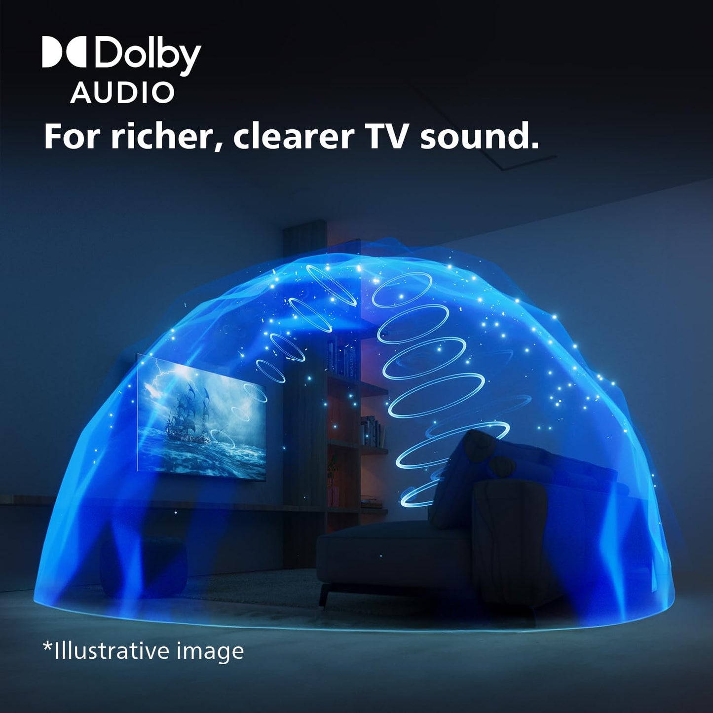 Philips 40PHS6009 Full HD LED Smart TV - 40 Inch Display with Pixel Plus