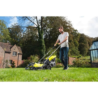 18V ONE+ Cordless Lawnmower and Grass Trimmer Twin Kit (1 x 4.0Ah)