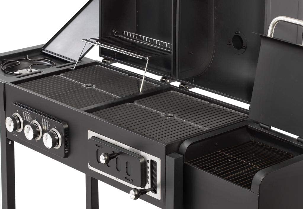 CosmoGrill Hybrid 4 Burner Barbecue with Waterproof Cover