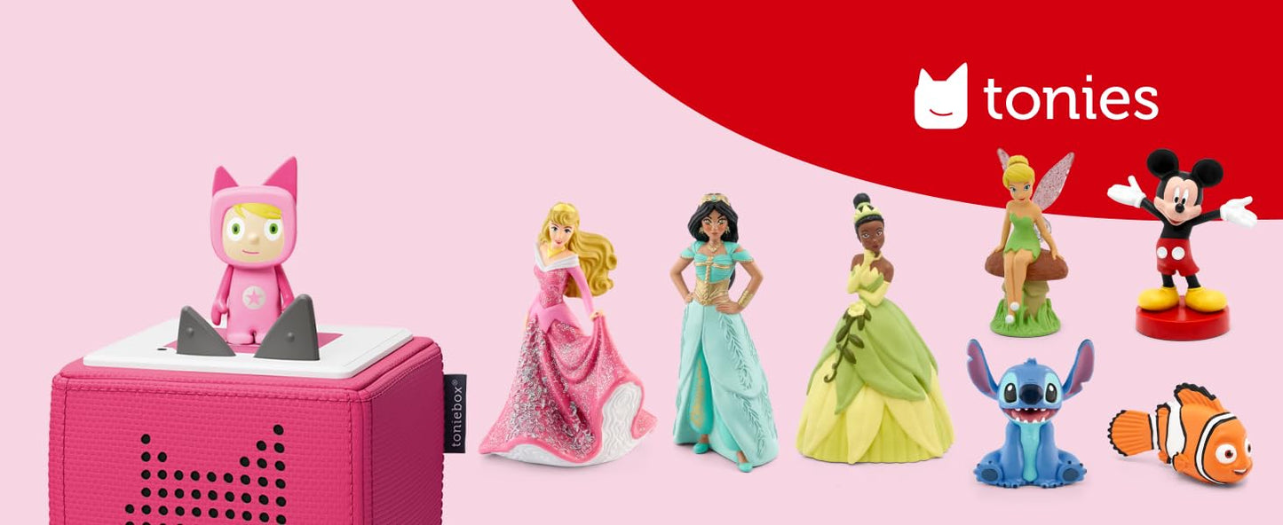 tonies Ultimate Disney Pink Toniebox Starter Set Bundle incl. with 7 Tonie Characters, Mickey Mouse