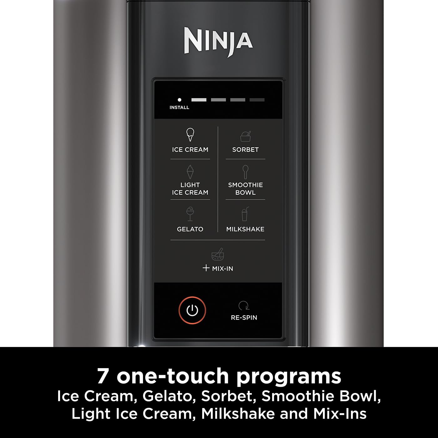 Ninja CREAMi Ice Cream Maker & Frozen Dessert Maker with 3 Tubs, 7 Programs