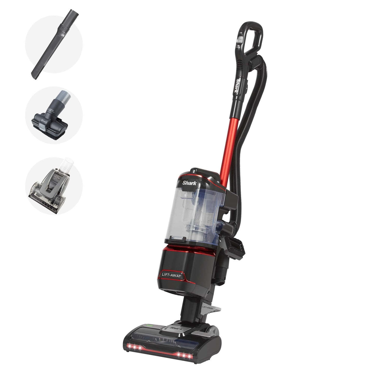 Shark Corded Upright Vacuum Cleaner 1.1L with Lift-Away Technology, Pet Model, LED Headlights