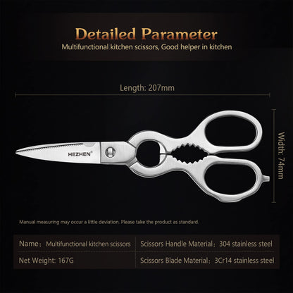 HEZHEN- Kitchen Knives Set 7PCS Forging Damascus