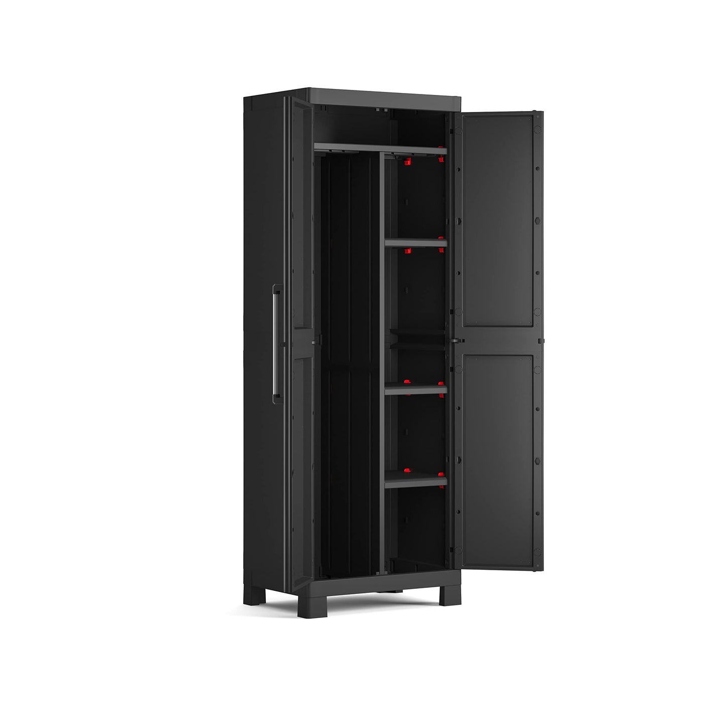 Keter Detroit Multi space Indoor Base Garage Utility Multi purpose Cabinet - Black