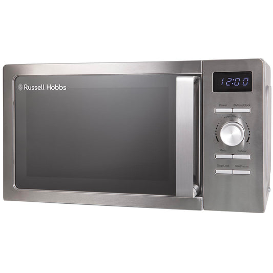 Russell Hobbs Stainless Steel Digital Microwave 20 Litre 800W Solo Digital with 5 Power Levels