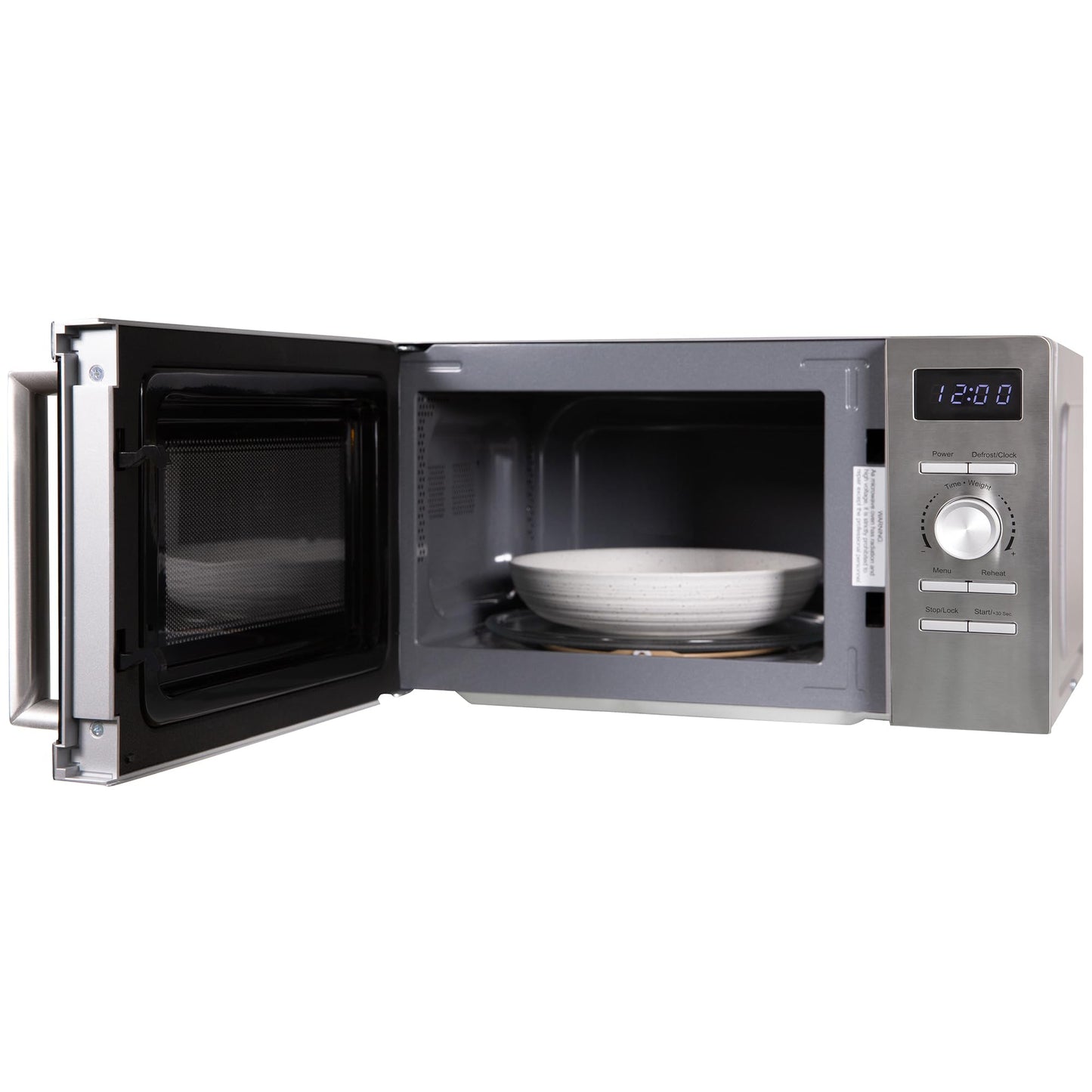 Russell Hobbs Stainless Steel Digital Microwave 20 Litre 800W Solo Digital with 5 Power Levels