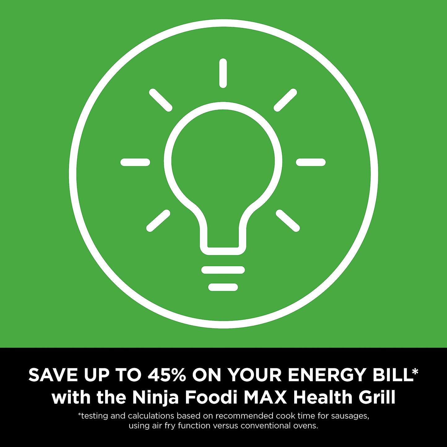 Ninja Foodi MAX Health Grill & Air Fryer with Digital Cooking Probe, 6-in-1; Grill, Fry, Bake