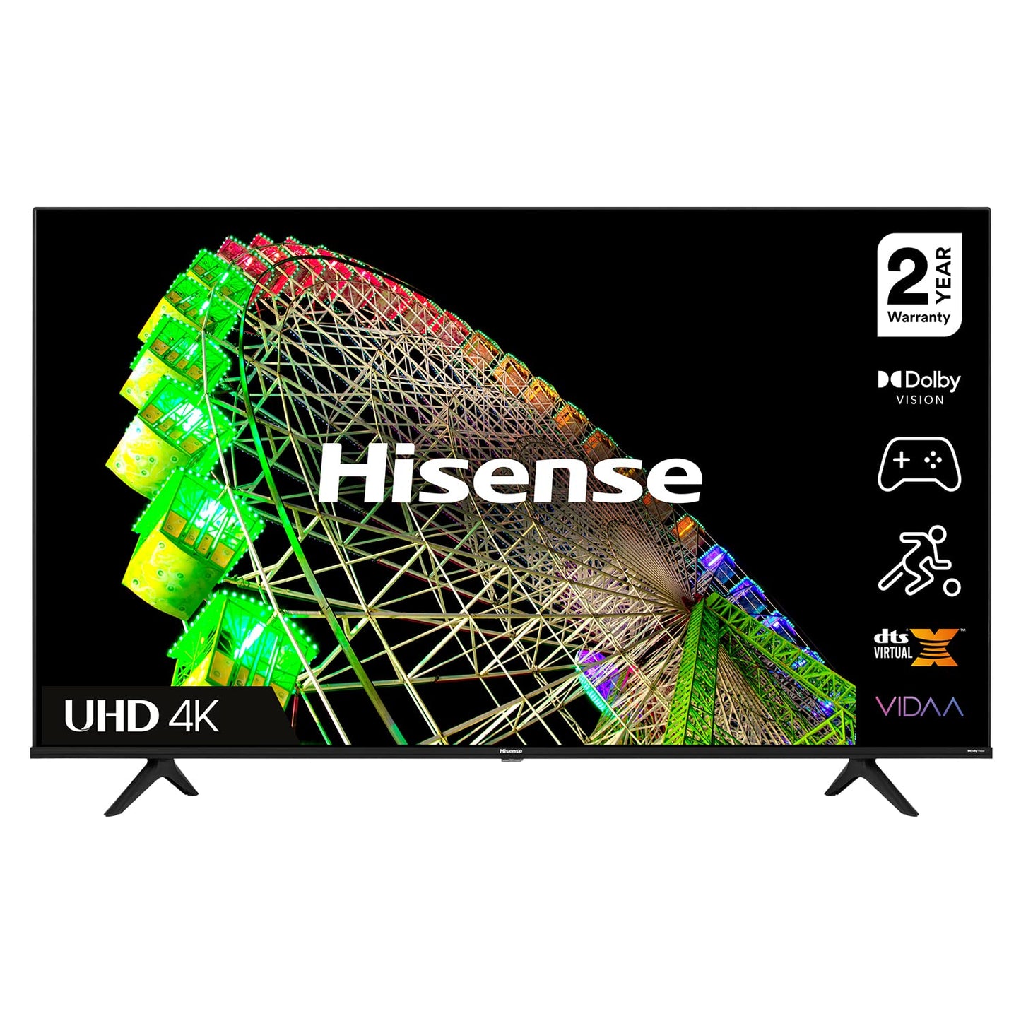 Hisense 50A6BGTUK 4K UHD Smart TV, with Dolby Vision HDR
