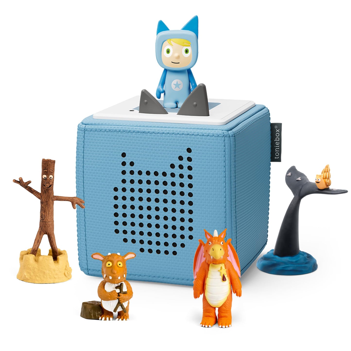 tonies Blue Starterset Julia Donaldson Bundle - Snail & The Whale, Gruffalos Child, Stick Man, Zog