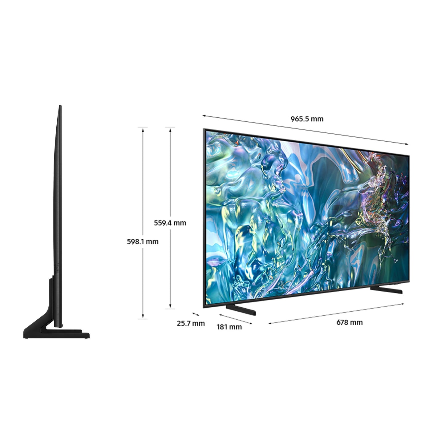Samsung 43" Q60D QLED 4K, Powered by Quantum Dot, Quantum HDR