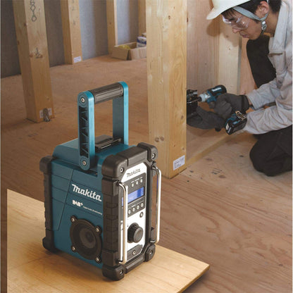 Makita DMR110 Li-ion DAB/DAB+ Job Site Radio - Batteries and Charger Not Included