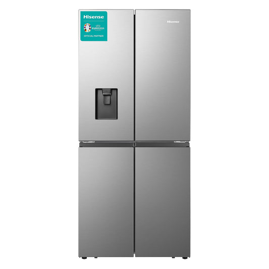 Hisense RQ560N4WCF Freestanding American Fridge Freezer Cross Door, No Frost, 454 liters, Stainless Steel  s