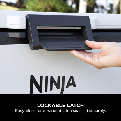 Ninja FrostVault Heavy-Duty Insulated Cool Box, Wheeled Premium Cooler