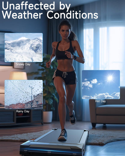 Kerolina Walking Pad Treadmill for Home - Under Desk Treadmills Mini Portable Walking Running Machine