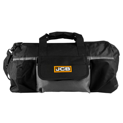 JCB 18V Cordless Combi Drill & Multi Tool, 2X 2.0Ah Battery, Fast Charger, 20" Power Tool Kit Bag